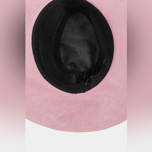 Fame Braided Faux Suede Hat